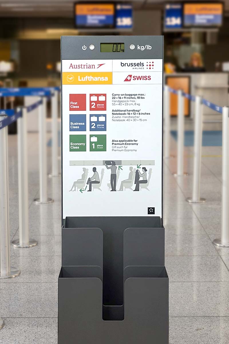 Baggage Sizer at airport