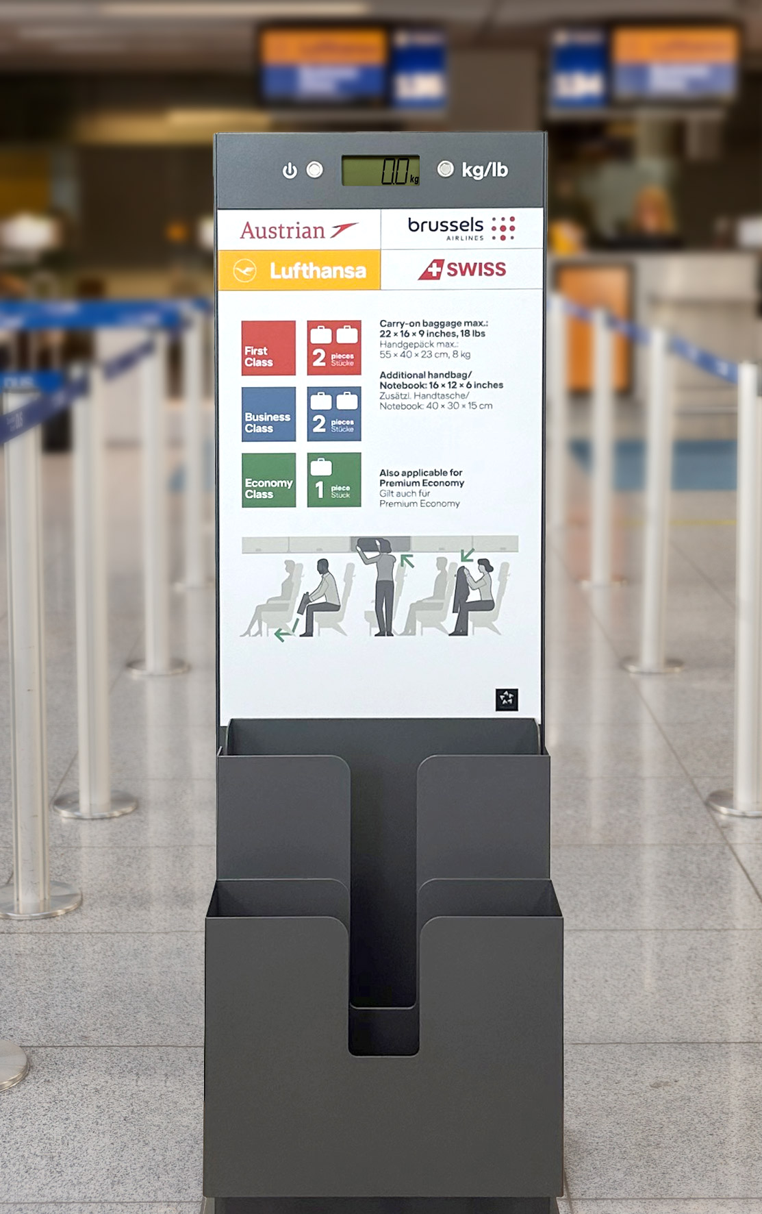 Baggage Sizer at airport