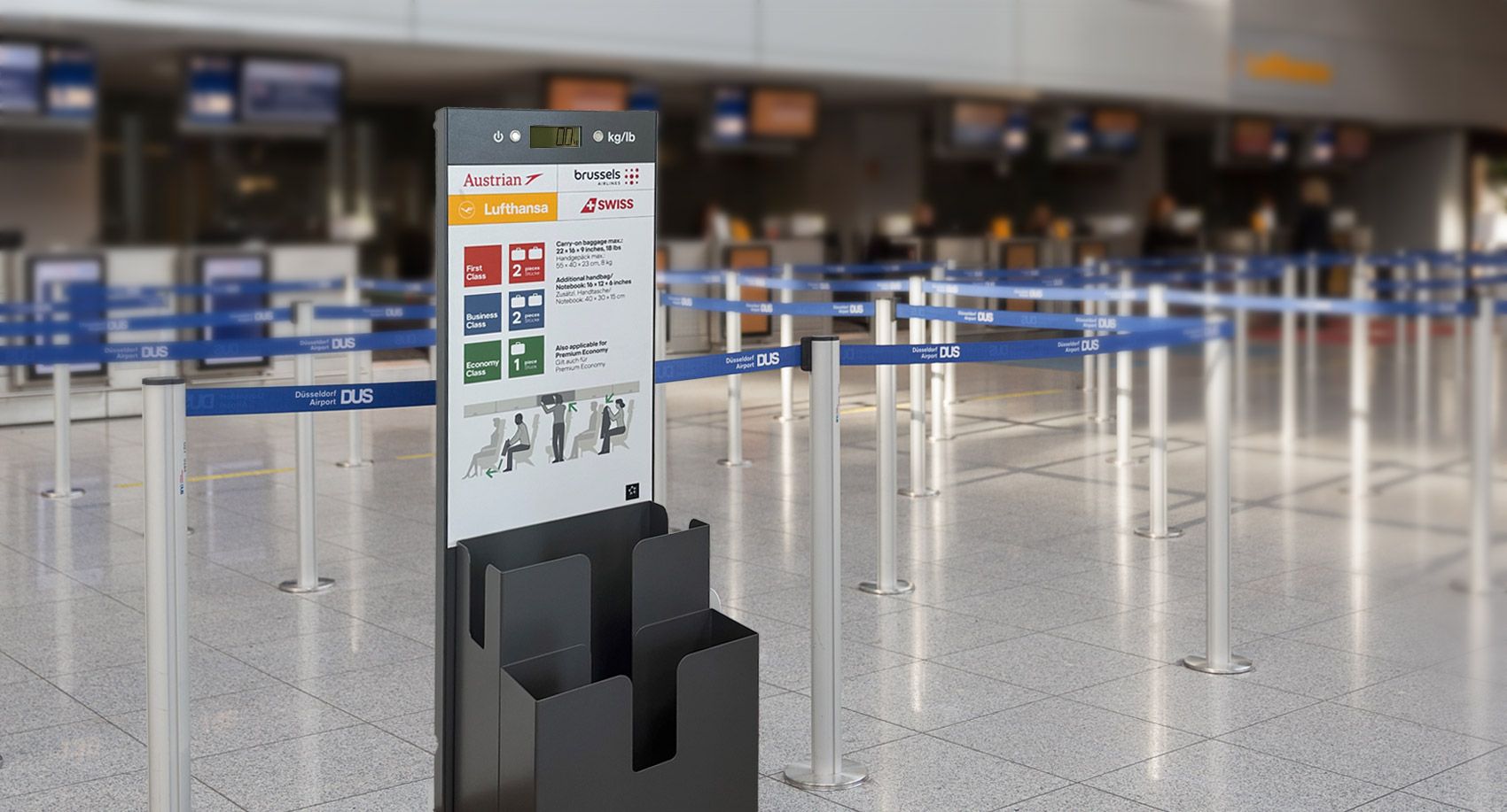 Baggage Sizer at airport